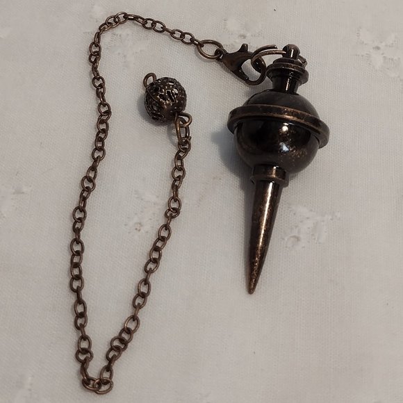 Antique-Copper Cone Pendulum - Picture 4 of 4